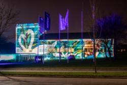 Nic Christiansens bygning på Fynsvej - Kolding Lightfestival