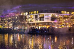 Kolding Bibliotek og Slotssøen - Kolding Lightfestival