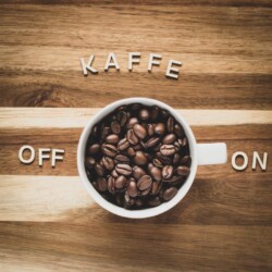 Kaffe on og off